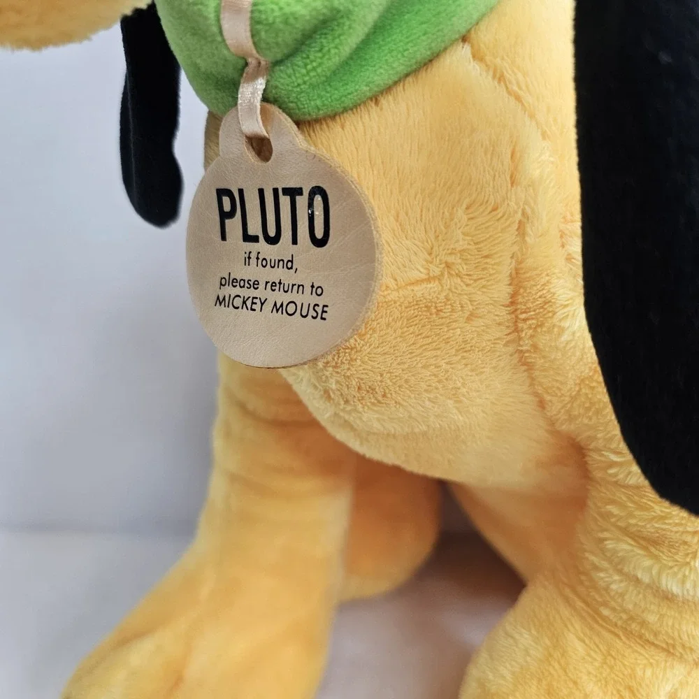 Disney Store Pluto Plush Dog Large Stuffed Animal 